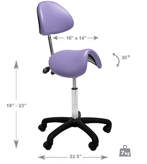 Compact Saddle Chair