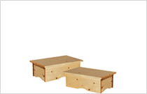 BAC393 Wood Client Single Box Step