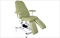 electric compact split leg therapy chair 