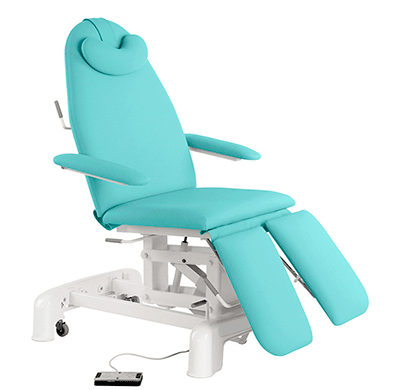 electric compact split leg chair